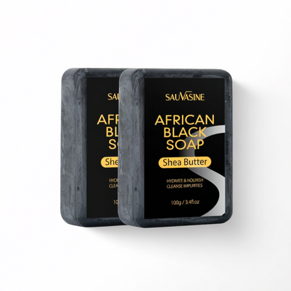 SauVasine Black Soap-Shea Butter 100g