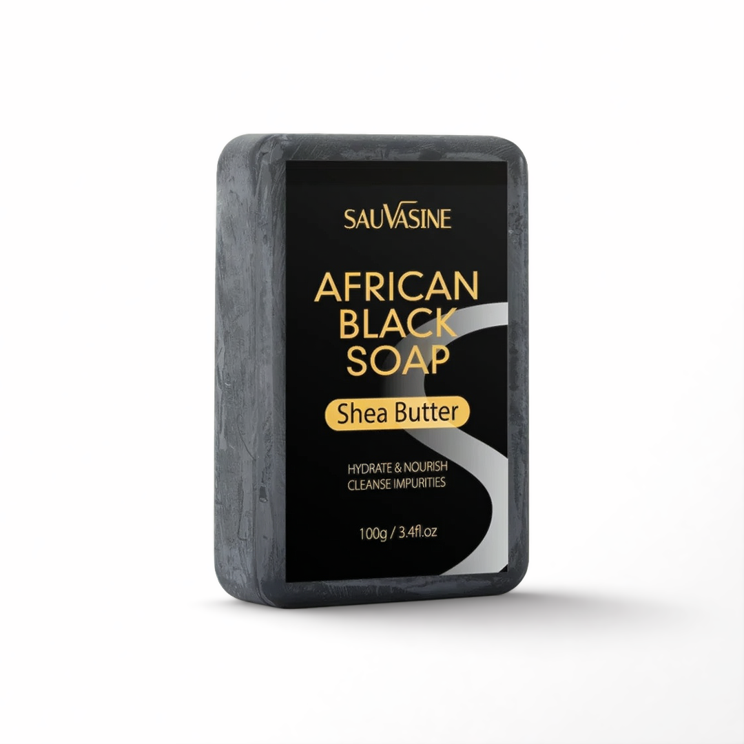 SauVasine Black Soap-Shea Butter 100g